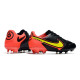 Nike Tiempo Legend 9 Elite FG Fotbollsskor Svart Röd Gul