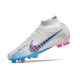 Nike Air Zoom Mercurial Superfly 9 Elite FG Vit Blå