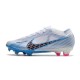 Nike Air Zoom Mercurial Vapor 15 Elite FG Vit Blå Svart