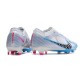 Nike Air Zoom Mercurial Vapor 15 Elite FG Vit Blå Svart