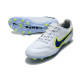 Nike Tiempo Legend 9 Elite FG Fotbollsskor Vit Blå