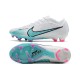 Nike Air Zoom Mercurial Vapor 15 Elite FG Vit Blå Rosa Indigo Haze