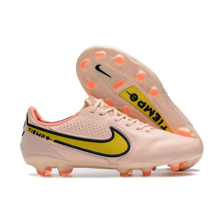 Nike Tiempo Legend 9 Elite FG Fotbollsskor Lucent - Orange Gul Rosa