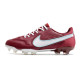 Nike Tiempo Legend 9 Elite FG Fotbollsskor Blueprint - Bordeaux Vit Rosa