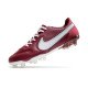 Nike Tiempo Legend 9 Elite FG Fotbollsskor Blueprint - Bordeaux Vit Rosa