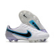 Nike Tiempo Legend 9 Elite FG Fotbollsskor Vit Svart