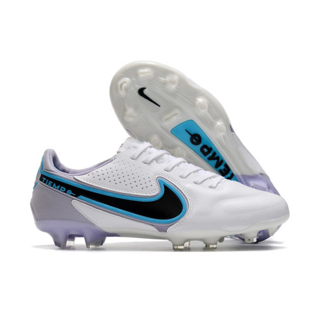 Nike Tiempo Legend 9 Elite FG Fotbollsskor Vit Svart