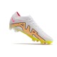 Nike Air Zoom Mercurial Vapor 15 Elite FG Vit Blå Gul