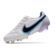 Nike Tiempo Legend 9 Elite FG Fotbollsskor Vit Svart