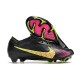 Nike Air Zoom Mercurial Vapor 15 Elite FG Svart Gul Rosa