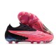 Nike Phantom GX Elite Gripknit FG Rosa Svart Vit