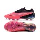 Nike Phantom GX Elite Gripknit FG Rosa Svart Vit