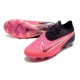 Nike Phantom GX Elite Gripknit FG Rosa Svart Vit