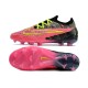 Nike Phantom GX Elite Gripknit FG Rosa Svart Gul