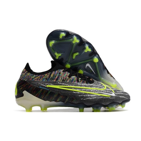 Nike Phantom GX Elite Gripknit FG Link - Svart Neon Vit Blå