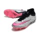 Nike Zoom Mercurial Superfly IX Elite SG Silver Rosa 