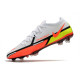 Nike Phantom GT2 Elite FG Fotbollsskor Motivation - Vit Röd Neon Svart