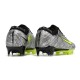 Nike Air Zoom Mercurial Vapor 15 Elite FG Silver Svart Grön