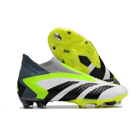 Adidas Predator Accuracy+ FG Fotbollsskor Crazyrush - Vit Svart Lucid Lemon