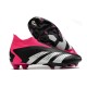 Adidas Predator Accuracy+ FG Fotbollsskor Svart Vit Rosa