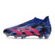 Adidas Predator Accuracy+ FG Fotbollsskor Lucid Blue Team Real Magenta Svart