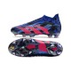 Adidas Predator Accuracy+ FG Fotbollsskor Lucid Blue Team Real Magenta Svart