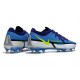 Nike Phantom GT2 Elite FG Fotbollsskor Blå Gul Grå