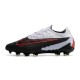 Nike Phantom GX Elite Gripknit FG Svart Grå Röd 