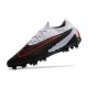 Nike Phantom GX Elite Gripknit FG Svart Grå Röd 