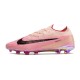 Nike Phantom GX Elite Gripknit FG Rosa Svart
