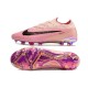Nike Phantom GX Elite Gripknit FG Rosa Svart