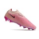 Nike Phantom GX Elite Gripknit FG Rosa Svart