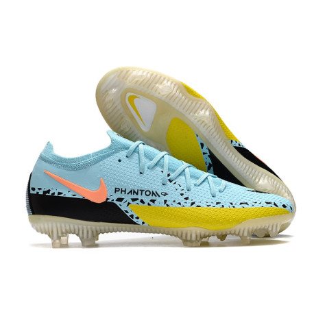 Nike Phantom GT2 Elite FG Fotbollsskor Lucent - Turkos Svart Gul