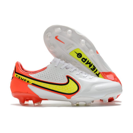 Nike Tiempo Legend 9 Elite FG Fotbollsskor Motivation - Vit Neon Röd