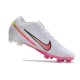 Nike Air Zoom Mercurial Vapor 15 Elite FG Vit Rosa