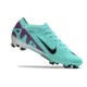 Nike Air Zoom Mercurial Vapor 15 Elite FG Cyan Lila Svart