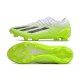 Fotbollsskor adidas X Crazyfast. Messi.1 FG Crazyrush - Vit Svart Lucid Lemon