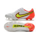 Nike Tiempo Legend 9 Elite FG Fotbollsskor Motivation - Vit Neon Röd