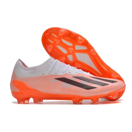 Fotbollsskor adidas X Crazyfast. Messi.1 FG Vit Orange Svart