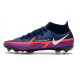 Nike Fotbollsskorna Phantom GT2 Dynamic Fit Elite FG UV -Navy Vit Lila