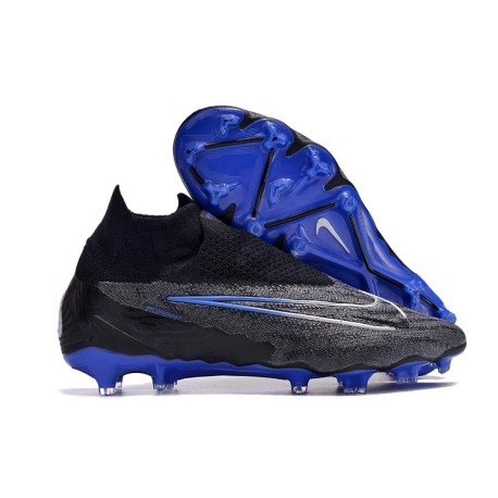 Nike Gripknit Phantom GX Elite DF FG&nbsp;Shadow - Svart Krom Blå