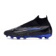 Nike Gripknit Phantom GX Elite DF FG&nbsp;Shadow - Svart Krom Blå