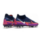 Nike Fotbollsskorna Phantom GT2 Dynamic Fit Elite FG UV -Navy Vit Lila