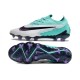 Fotbollsskor Nike Phantom GX Elite FG Peak Ready - Turkos Svart Fuchsia Dream Vit