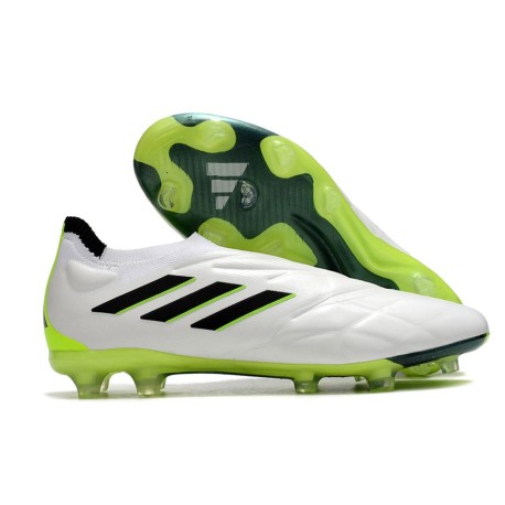Fotbollsskor adidas Copa Pure + FG Crazyrush - Vit Svart Lucid Lemon