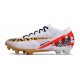 Nike Zoom Mercurial Vapor XV Elite FG Vit Svart Röd Guld