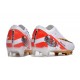 Nike Zoom Mercurial Vapor XV Elite FG Vit Svart Röd Guld