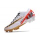Nike Zoom Mercurial Vapor XV Elite FG Vit Svart Röd Guld