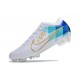 Nike Zoom Mercurial Vapor XV Elite FG Vit Blå Guld