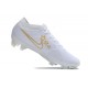 Nike Zoom Mercurial Vapor XV Elite FG Vit Blå Guld